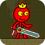 Red Stickman : Animation vs Stickman Fighting Mod Apk